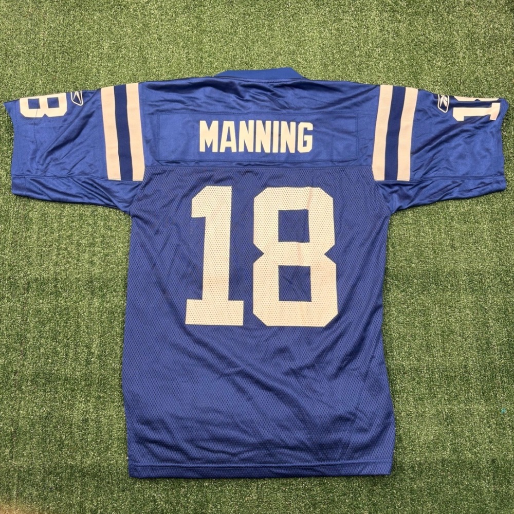 2000's Reebok Indianapolis Colts Peyton Manning NFL Jersey